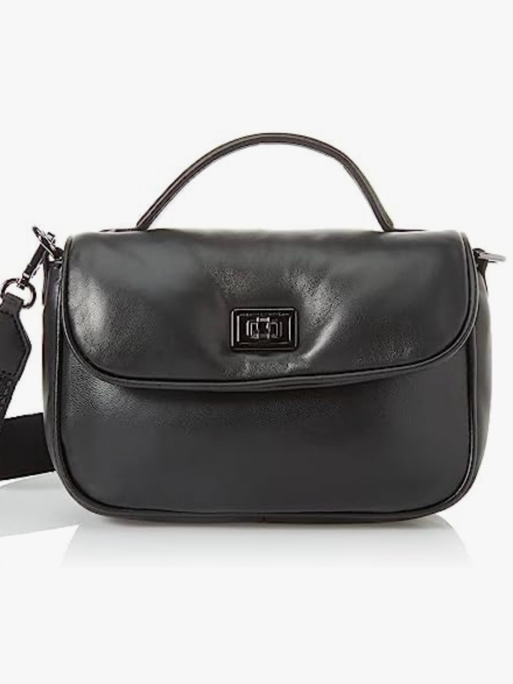 Karl Lagerfeld Paris Cloudine 100% Leather CrossBody